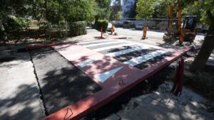 Prima trecere supraînălțată din Sectorul 2 a fost amenajată pe strada Lunca Bradului
