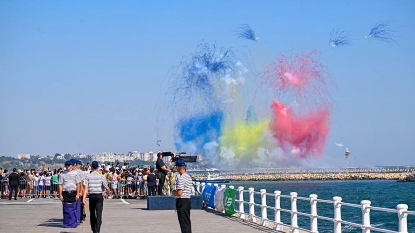 Spectacol naval de amploare la Constanța, de Ziua Marinei Române