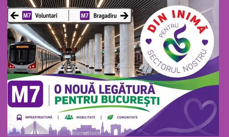 Încă un pas pentru construcția Magistralei M7 de metrou!