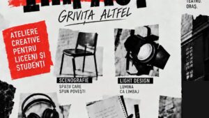 Ateliere creative pentru elevi și studenți, la Teatrul Grivița 53