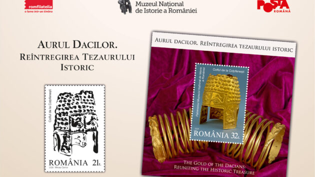 Lansarea emisiunii de mărci poștale AURUL DACILOR. REÎNTREGIREA TEZAURULUI ISTORIC