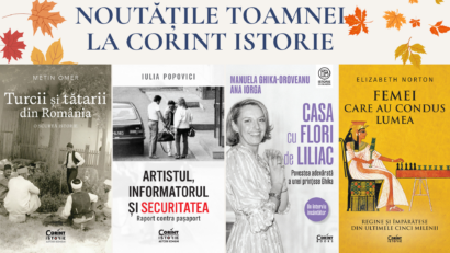 Editura Corint lansează în această toamnă patru volume noi de istorie