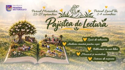 Pajiștea de Lectură, în Parcul Morarilor!