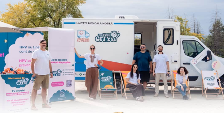Campania HPV FREE City a ajuns la Sala Polivalentă. Aproximativ 400 de persoane au discutat cu medicii despre prevenție