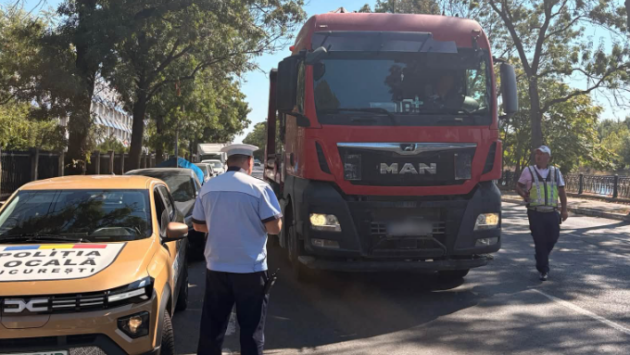 Controale pentru camioanele de mare tonaj în București