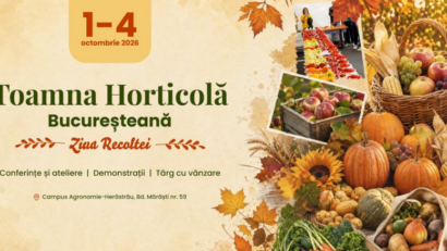 Toamna Horticolă Bucureșteană, între 1 și 4 octombrie la USAMV