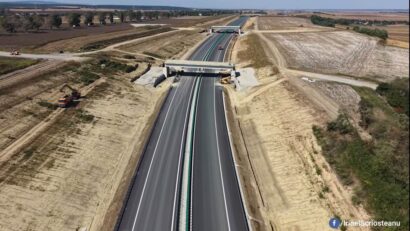 Încă 50 de kilometri din autostrada A7 vor fi dați trafic până la sfârșitul acestui an