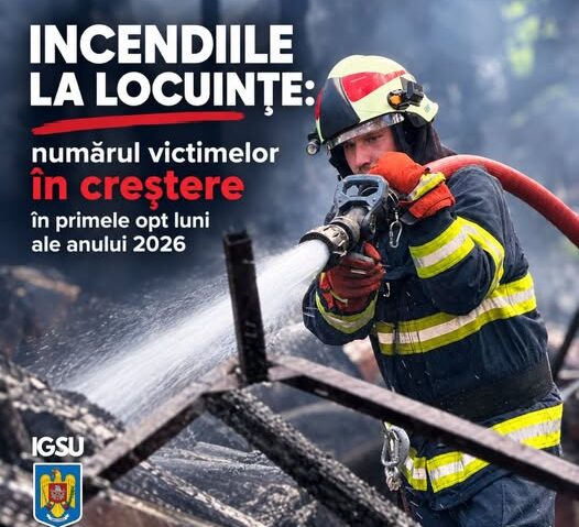 INCENDIILE LA LOCUINŢE: numărul victimelor, în creştere