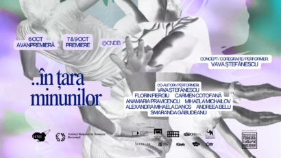 Coregrafa Vava Ștefănescu revine pe scenă, într-un spectacol inedit