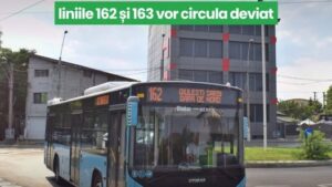 STB: Liniile STB 162 și 163, deviate temporar
