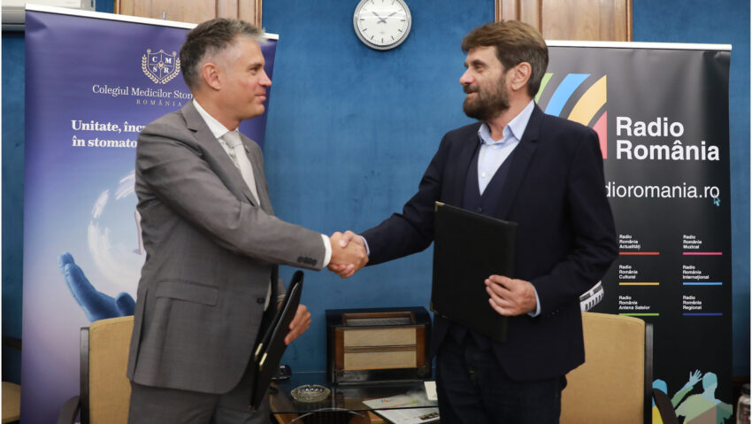 Parteneriat pentru educaţie şi prevenţie în sănătatea orală încheiat între Colegiul Medicilor Stomatologi şi SRR