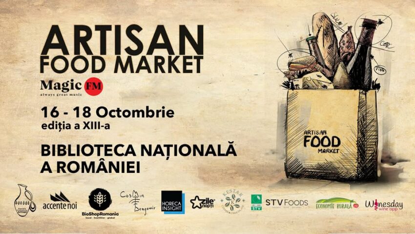 Produse locale la Biblioteca Națională. Artisan Food Market reunește 105 expozanți