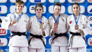 Federația Română de Judo: România, pe cea mai înaltă treaptă a podiumului european! AUR pentru Laura Bogdan
