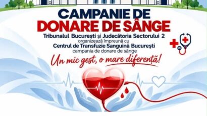 Campanie de donare de sânge la Tribunalul București