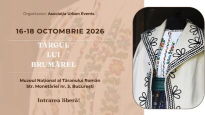 Târgul lui Brumărel are loc între 16 și 18 octombrie, la Muzeul Țăranului Român