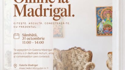 Offline la Madrigal – trei ore fără telefoane, printre cărţi, artă şi muzică, la Galeria Madrigal