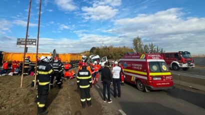 Accident grav la Buftea
