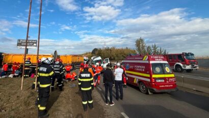 Ministerul Sănătăţii: 18 persoane rănite în accidentul de la Buftea; două au decedat