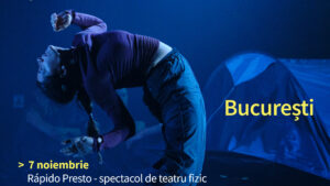 Rápido Presto ajunge la București cu un spectacol de teatru fizic și un atelier de practici performative